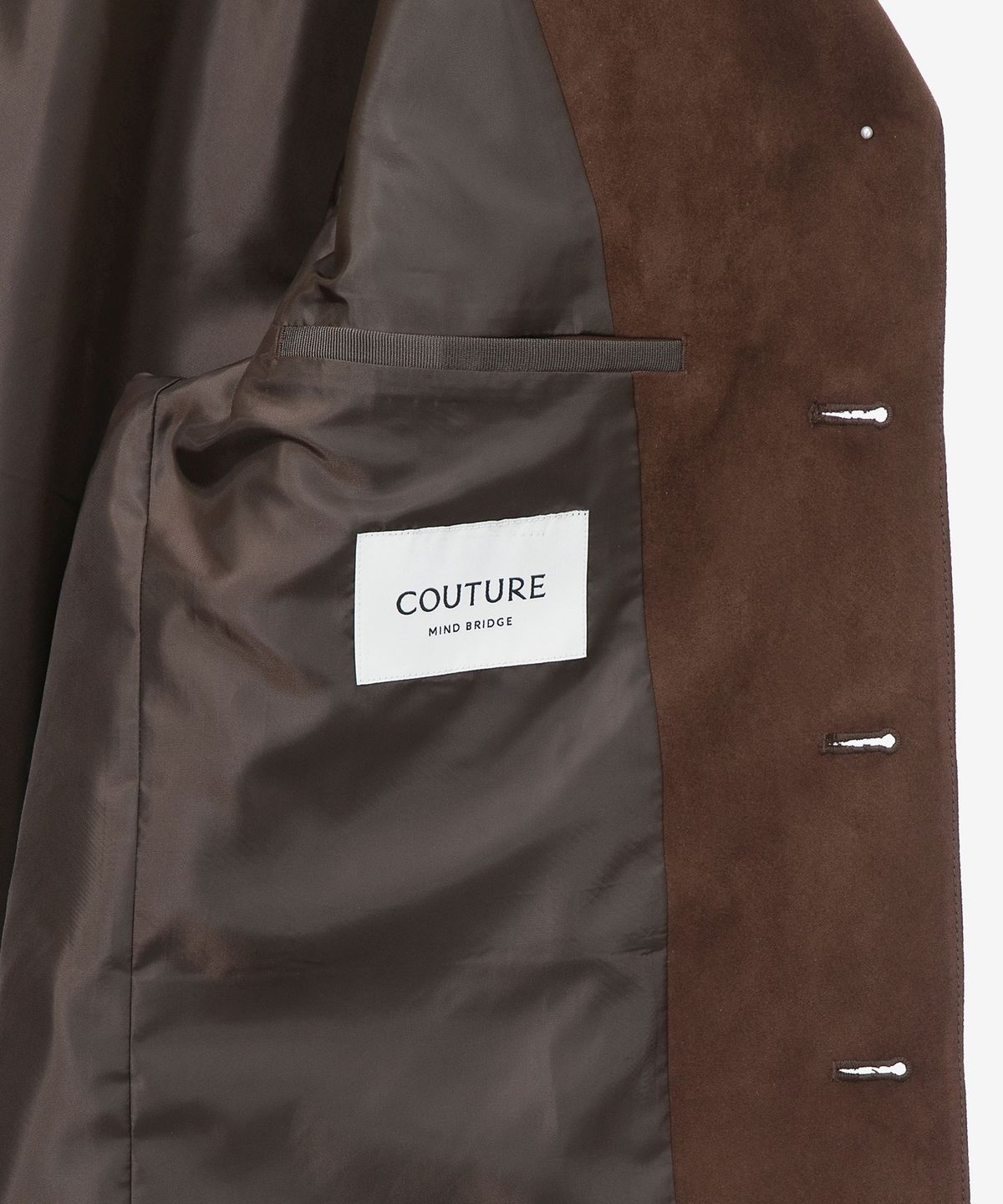 마인드브릿지(MINDBRIDGE) [COUTURE]스웨이드 오버핏 자켓