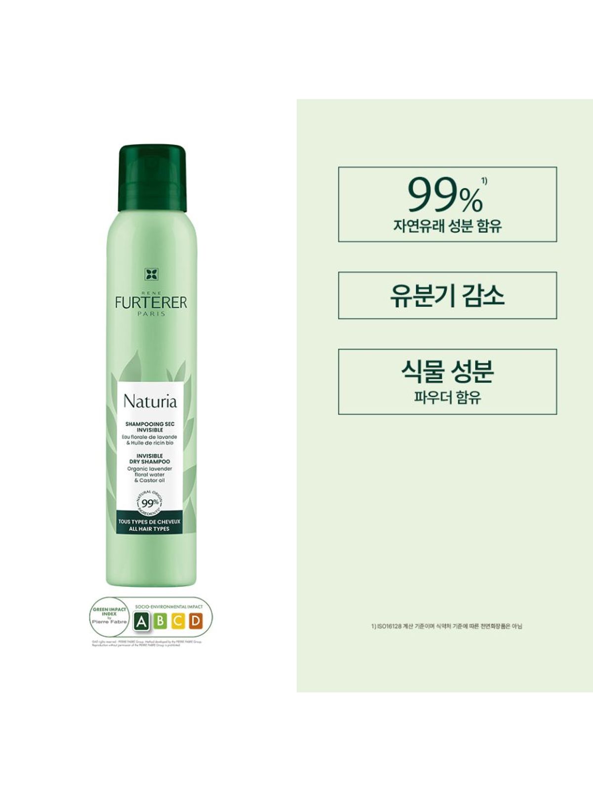 르네휘테르(RENE FURTERER) 나뚜리아 드라이 샴푸 200ml