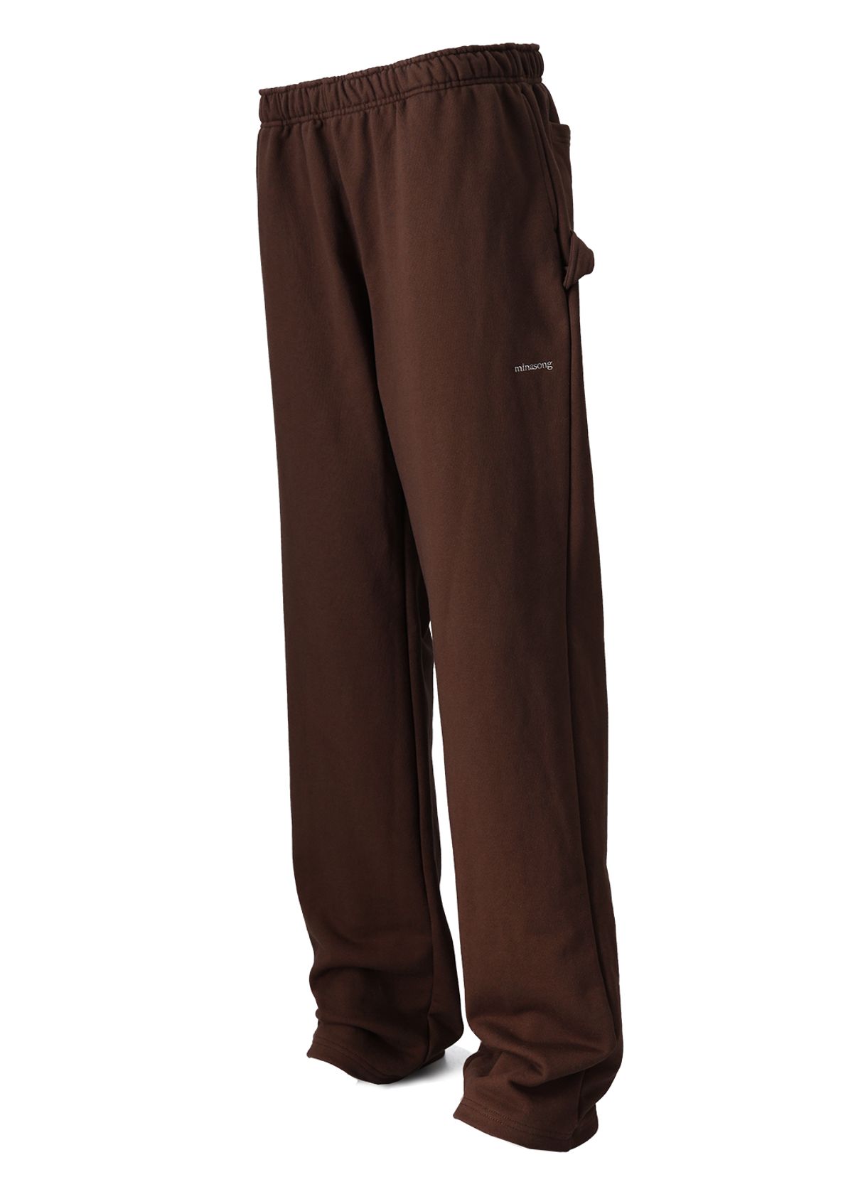 민아송(MINA SONG) BASIC SWEAT PANTS - ESPRESSO