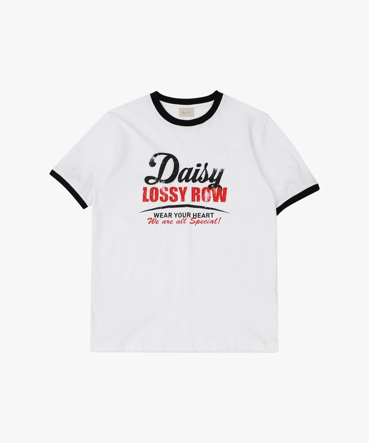 로시로우(LOSSYROW) Lossy Daisy Vintage T-Shirt White