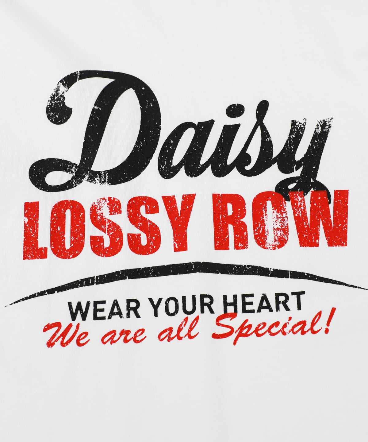 로시로우(LOSSYROW) Lossy Daisy Vintage T-Shirt White