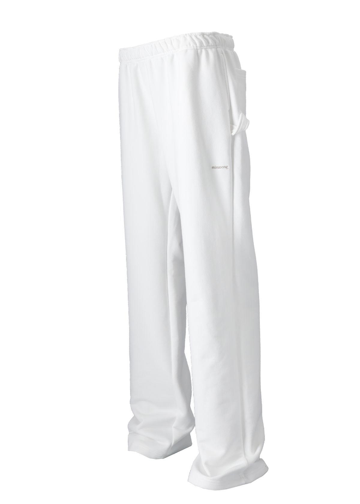 민아송(MINA SONG) BASIC SWEAT PANTS - WHITE