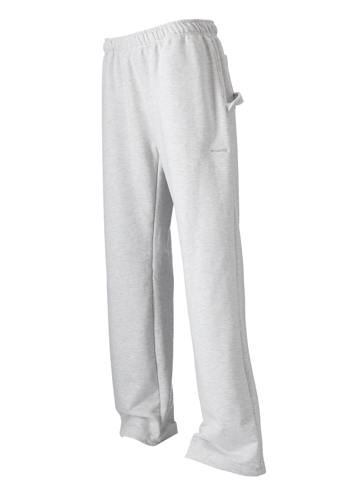 민아송(MINA SONG) BASIC SWEAT PANTS - MELANGE GREY