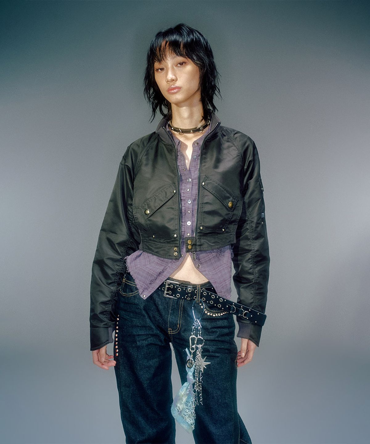 베이컨트 아카이브(VACANT ARCHIVE) ROEN CROP JUMPER (2COLOR)