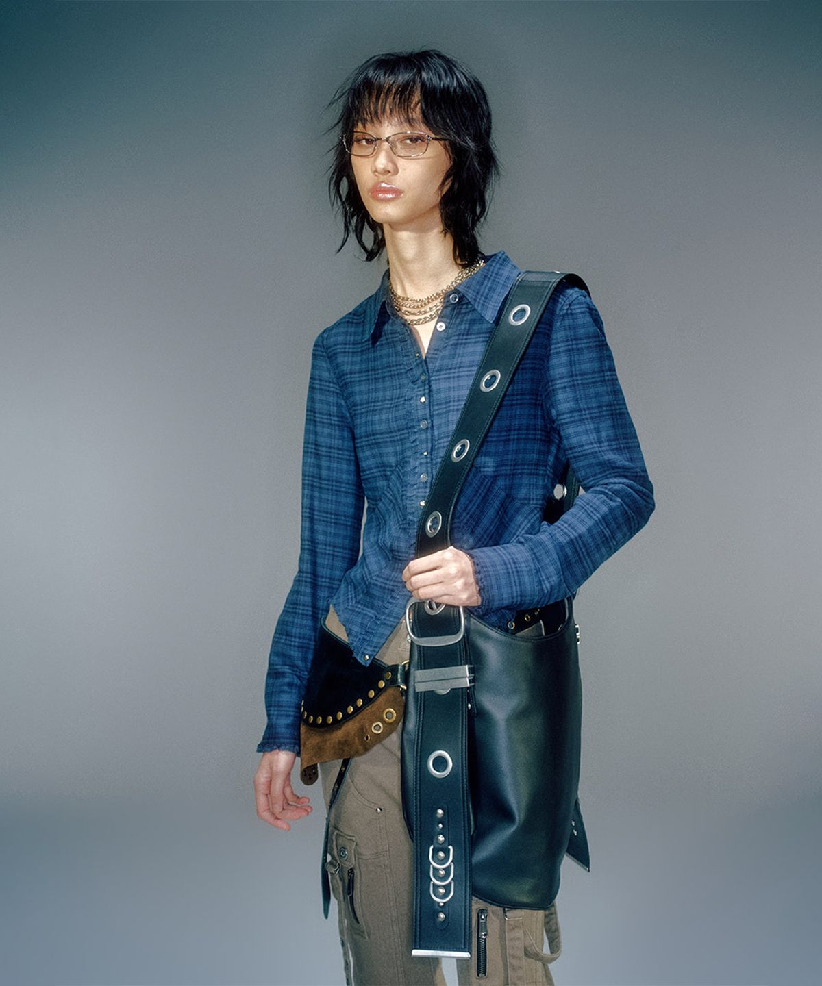 베이컨트 아카이브(VACANT ARCHIVE) HADI FITTED CHECK SHIRT (2COLOR)