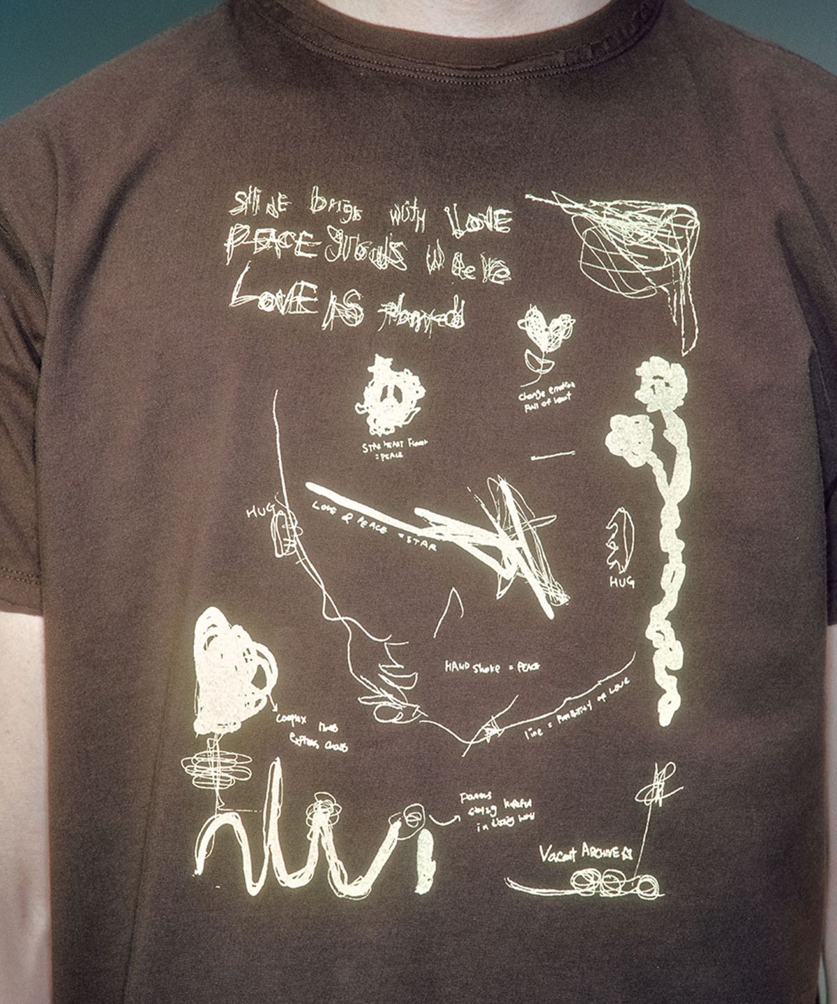 베이컨트 아카이브(VACANT ARCHIVE) EVAN ARTWORK T-SHIRT (3COLOR)