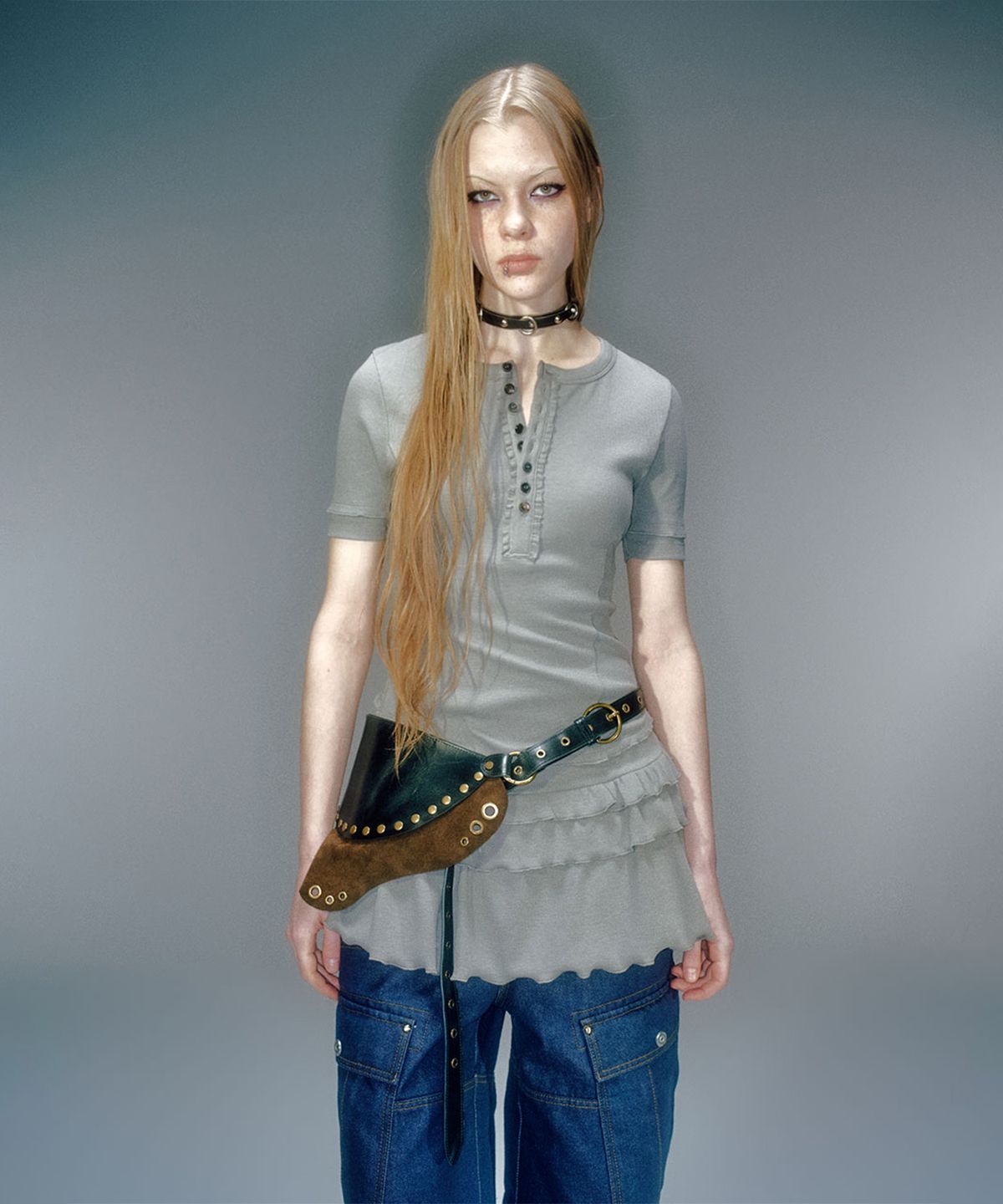 베이컨트 아카이브(VACANT ARCHIVE) PONIA PRILL LAYERED ONEPIECE (3COLOR)