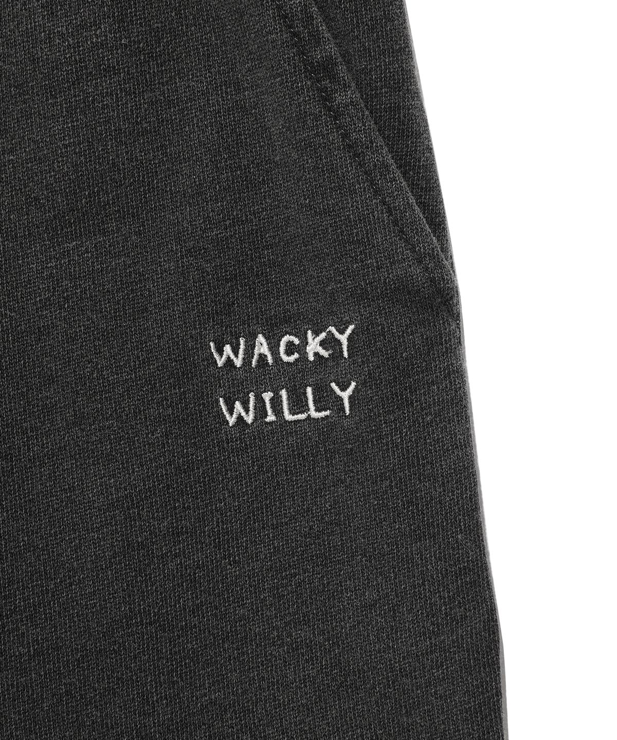 와키윌리(WACKY WILLY) 우먼스 져지데님 워싱 카고팬츠 그레이