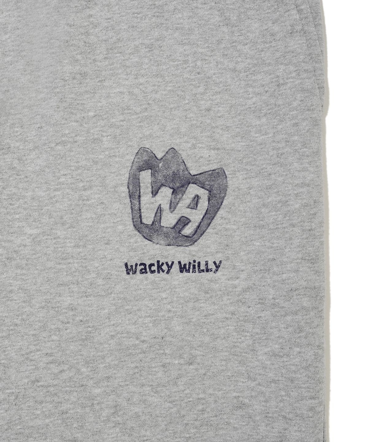 와키윌리(WACKY WILLY) 그래픽 스웻 팬츠 그레이
