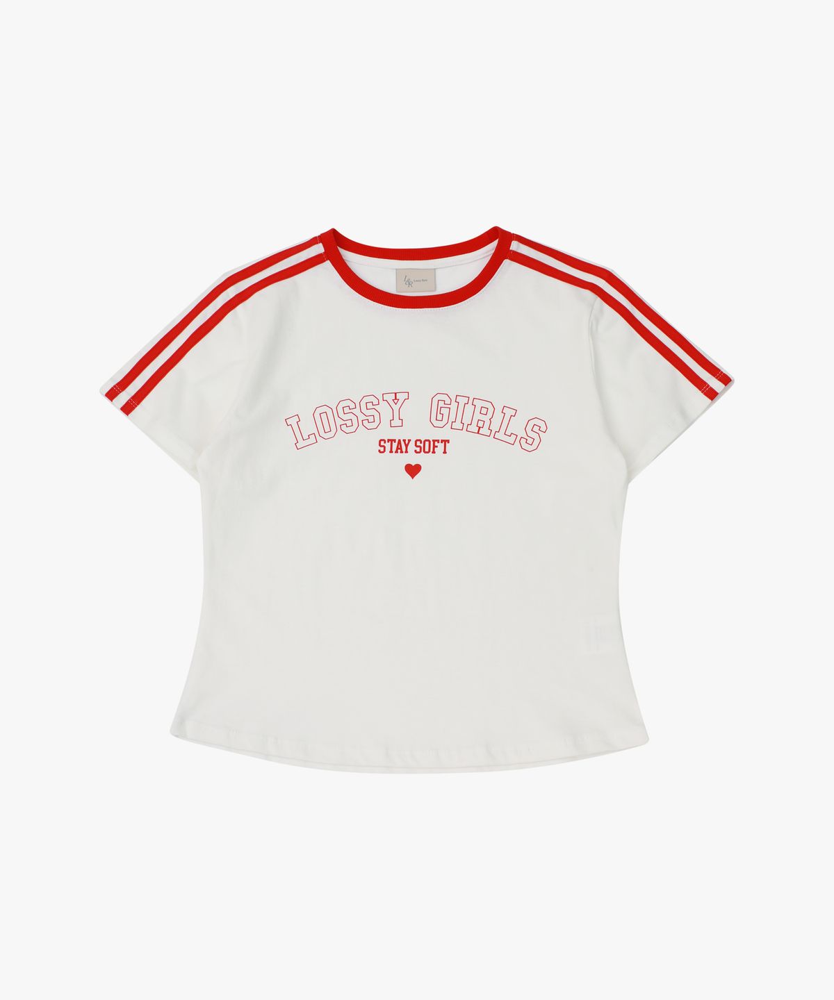 로시로우(LOSSYROW) Lossy Girls Line T-Shirt Red