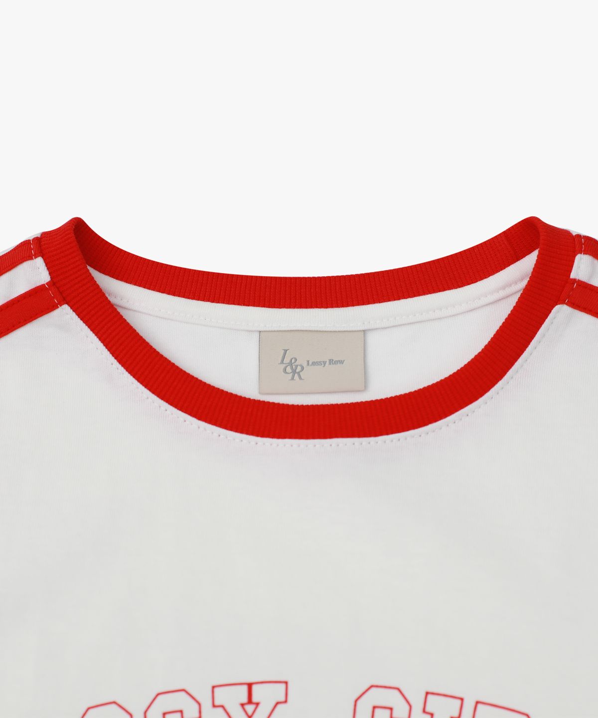 로시로우(LOSSYROW) Lossy Girls Line T-Shirt Red