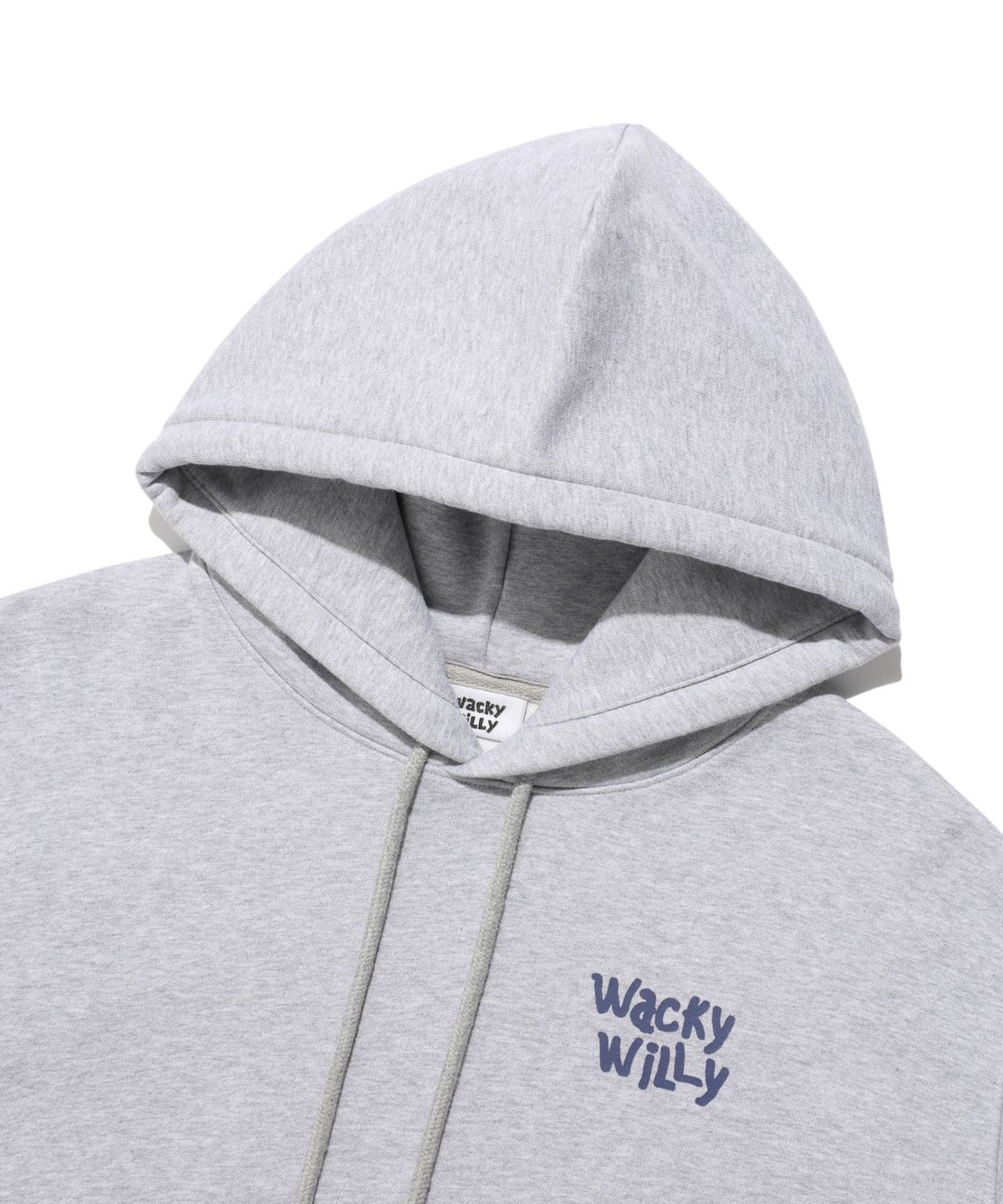 와키윌리(WACKY WILLY) 스케치 그래픽 후드 스웻 그레이