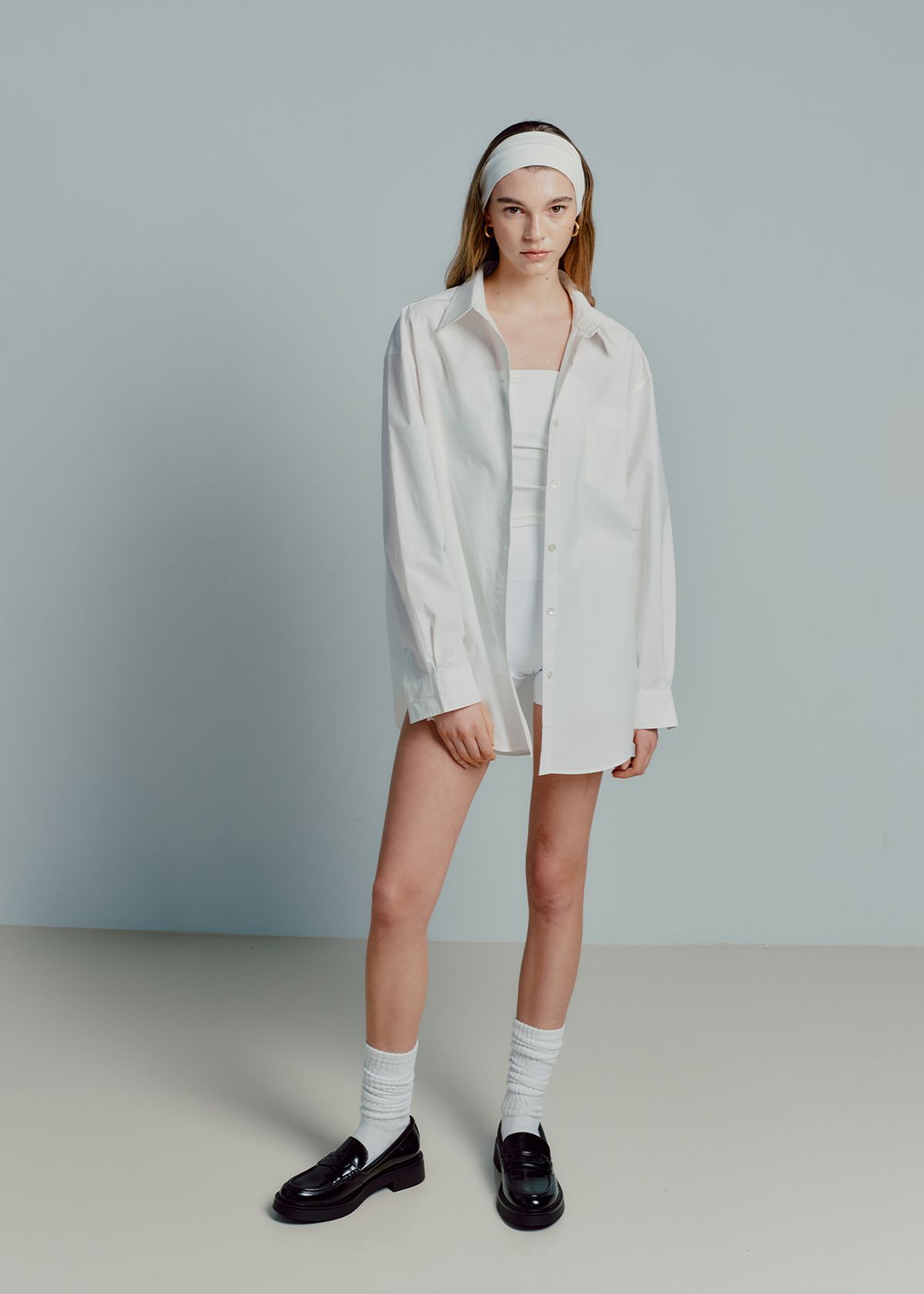 민아송(MINA SONG) ESSENTIAL SHIRT - WHITE