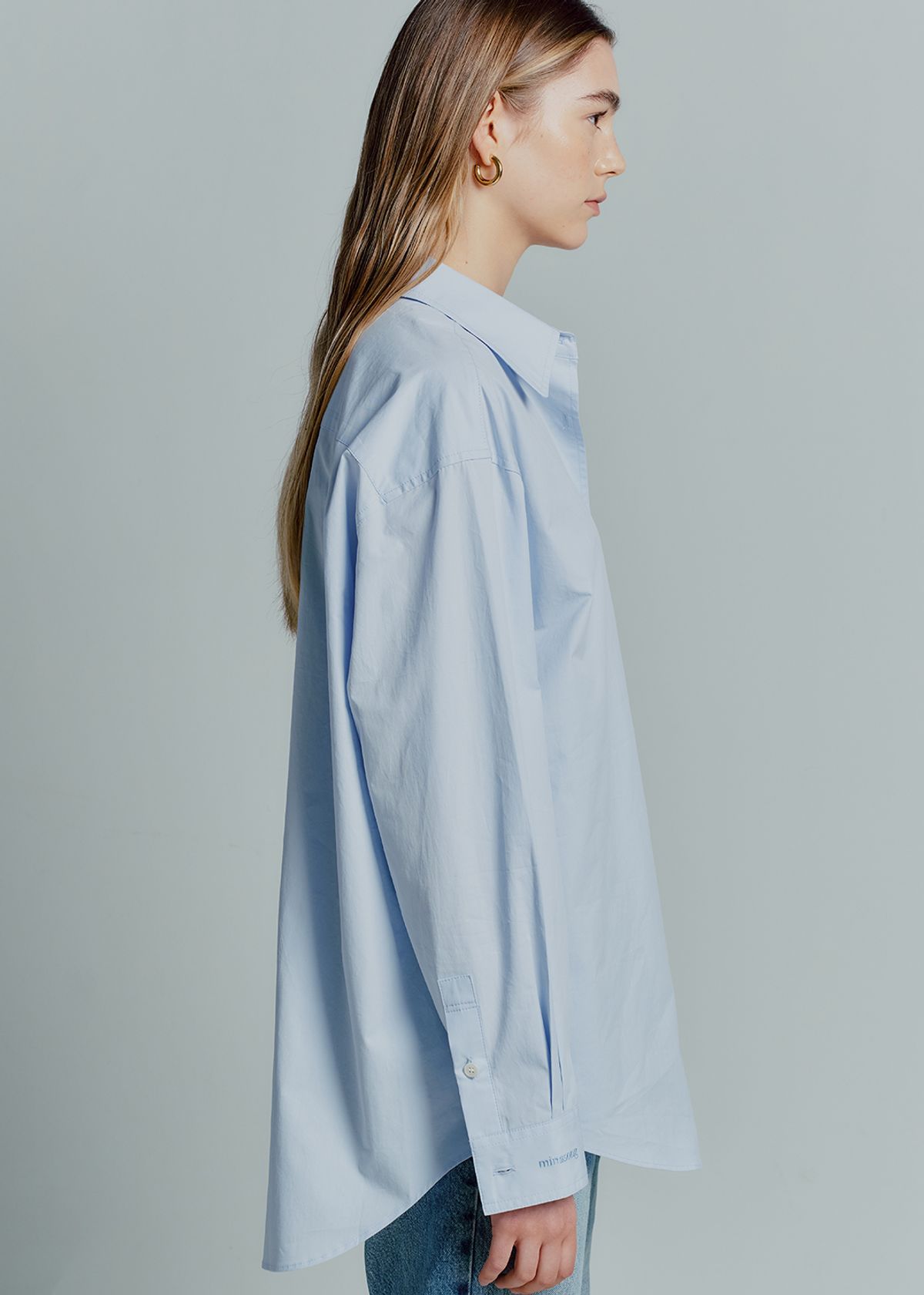 민아송(MINA SONG) ESSENTIAL SHIRT - BONDI BLUE