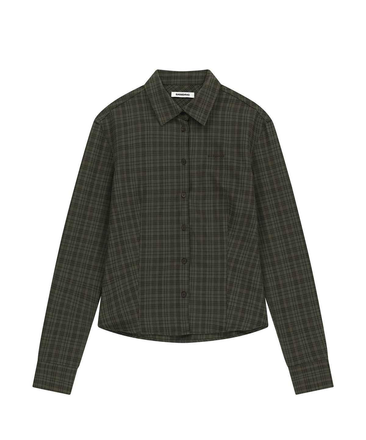 샌드릭(SANDRIC) STANDARD CHECK SHIRT_KHAKI