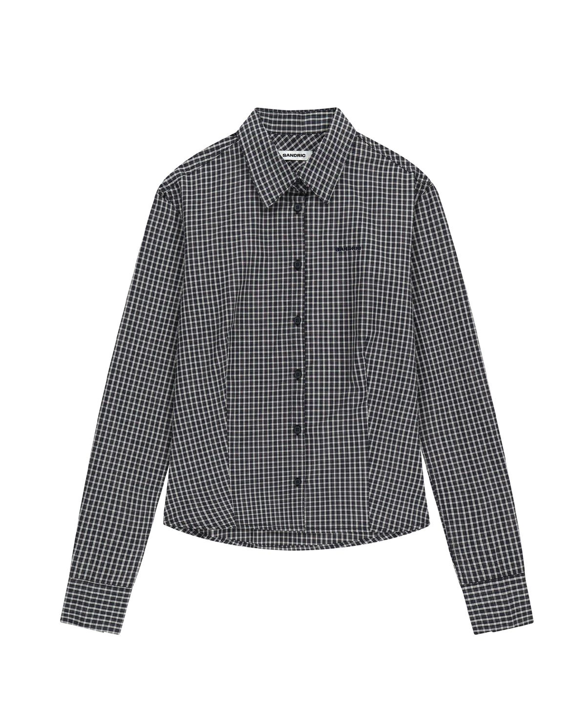 샌드릭(SANDRIC) STANDARD CHECK SHIRT_NAVY