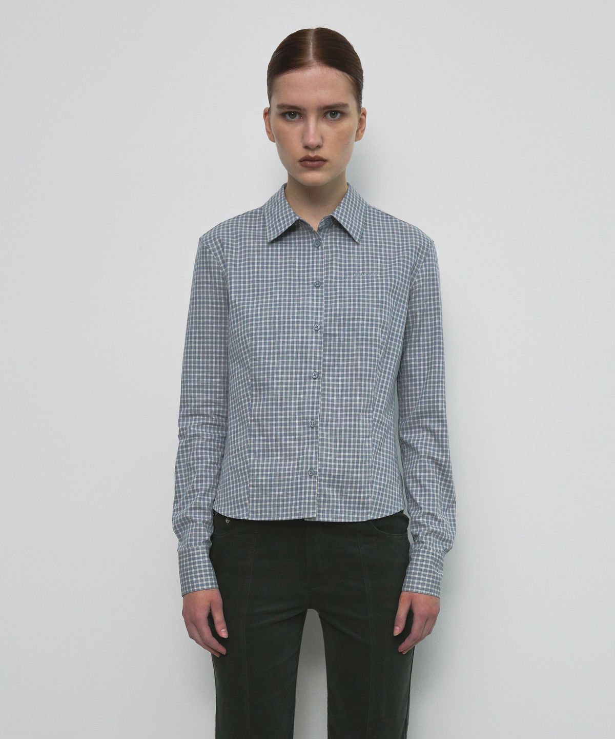 샌드릭(SANDRIC) STANDARD CHECK SHIRT_SKY BLUE