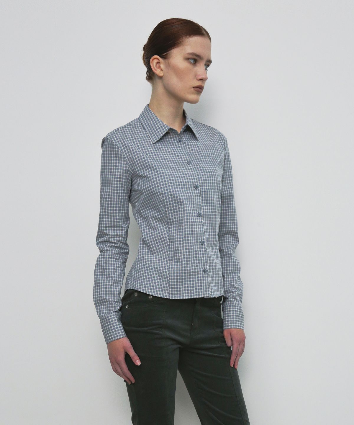 샌드릭(SANDRIC) STANDARD CHECK SHIRT_SKY BLUE