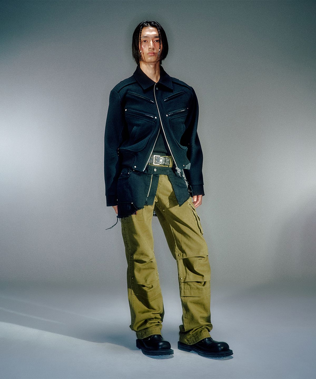 베이컨트 아카이브(VACANT ARCHIVE) DERECK WOOL BLOUSON JACKET (2COLOR)