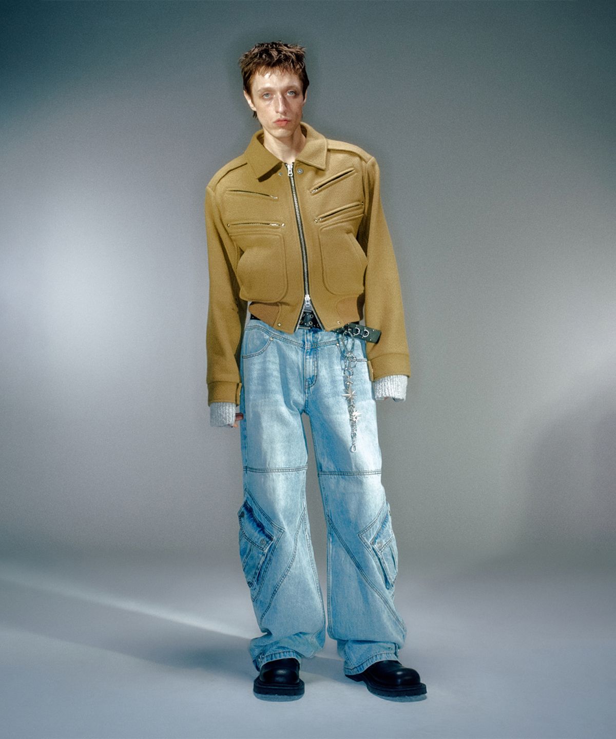 베이컨트 아카이브(VACANT ARCHIVE) DERECK WOOL BLOUSON JACKET (2COLOR)
