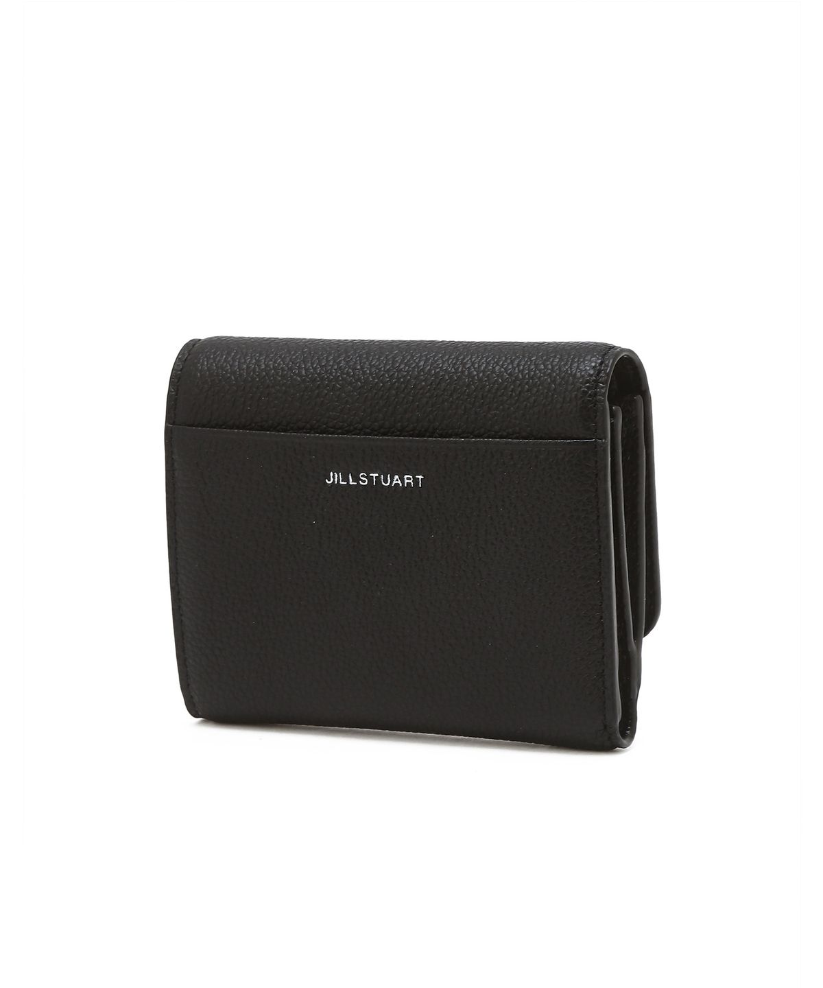 질스튜어트액세서리(JILLSTUART ACC) [TATE][지폐수납가능]가죽 오발 장식 3단 반지갑 2color