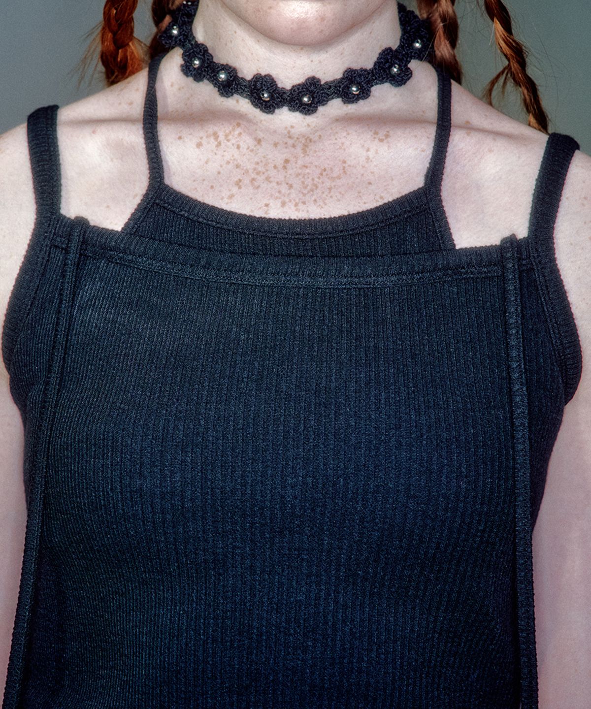 베이컨트 아카이브(VACANT ARCHIVE) INES LAYERED SLEEVELESS TOP (3COLOR)