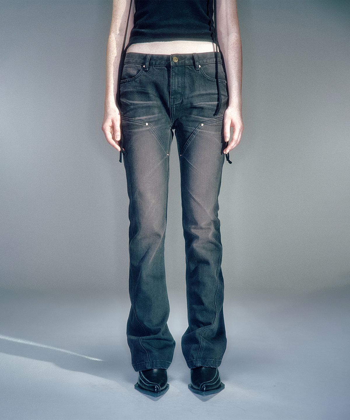 베이컨트 아카이브(VACANT ARCHIVE) BELIN BOOTS-CUT DENIM (2COLOR)