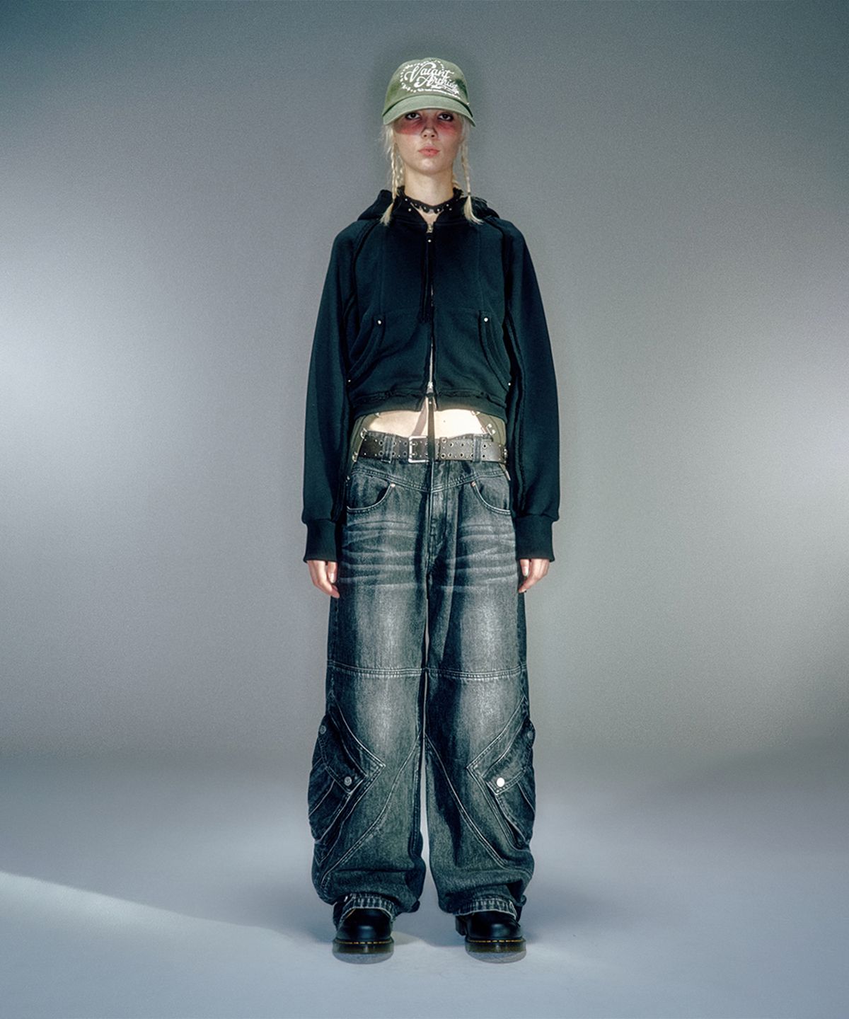 베이컨트 아카이브(VACANT ARCHIVE) SCOPPER X-POCKET CARGO DENIM (2COLOR)