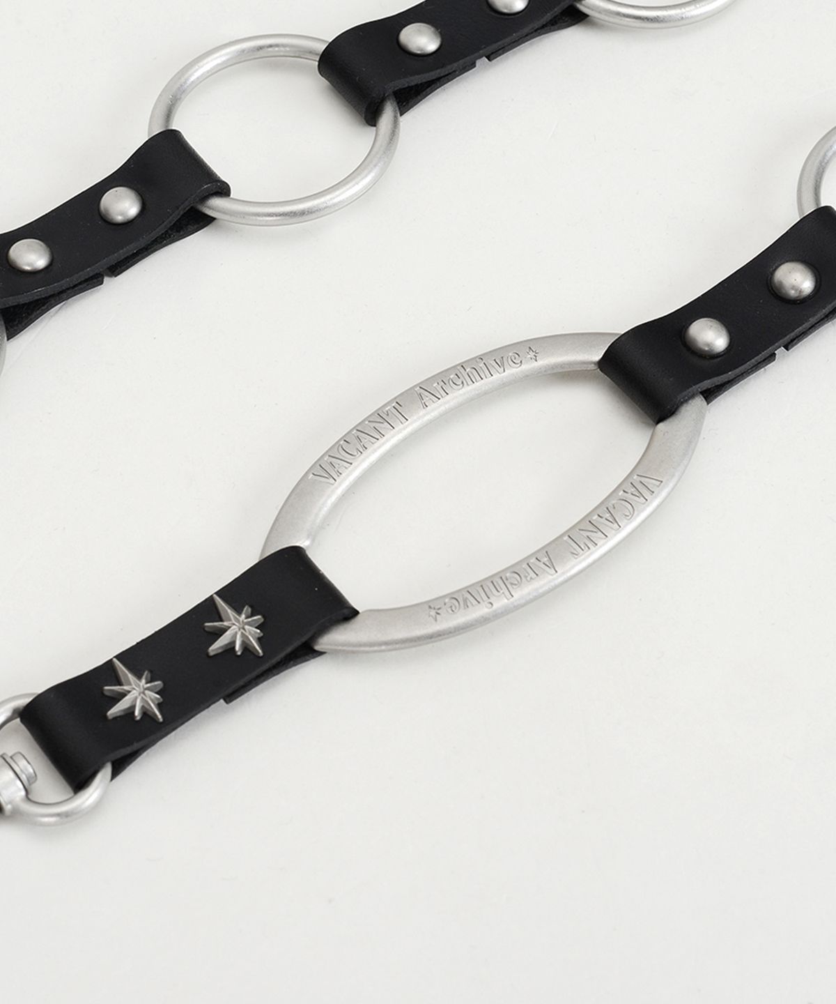 베이컨트 아카이브(VACANT ARCHIVE) RINGANA O-RING CHAIN BELT BLACK