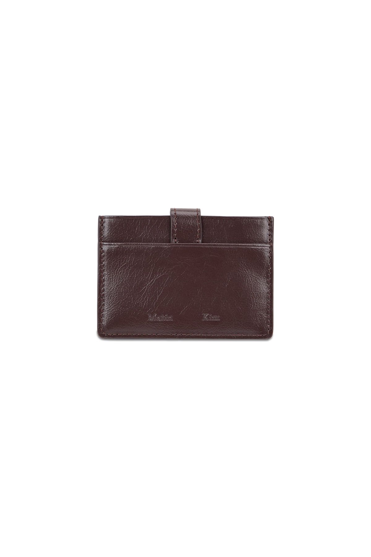 MUSINSA公式 | MATIN KIM WESTERN BUCKLE CARD WALLET IN BROWN