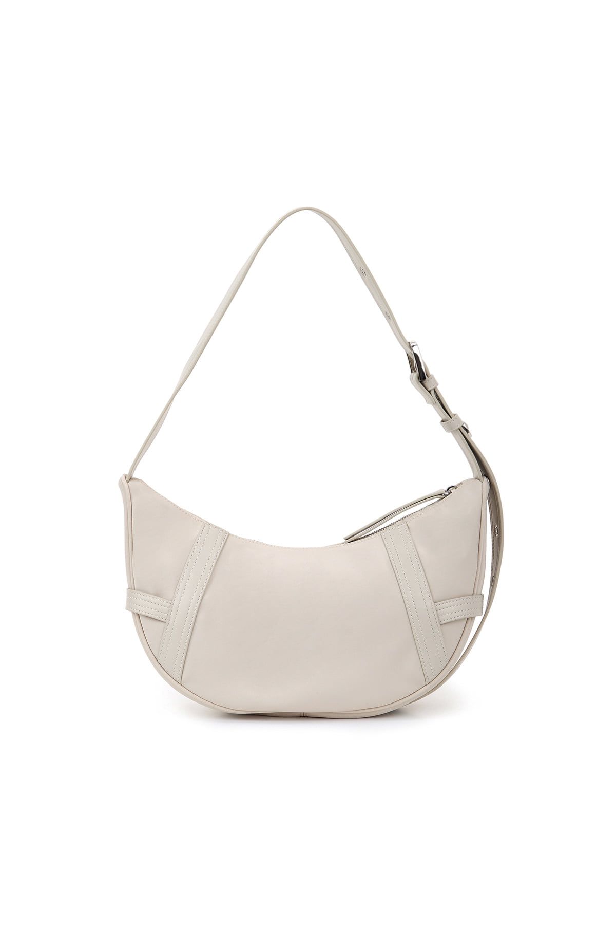 MUSINSA公式 | MATIN KIM FABRIC ARC HOBO BAG IN LIGHT GREY