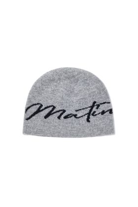 MatinKim ビーニー MATIN LOGO SCRIPT BEANIE MUSINSA公式 | MATIN KIM MATIN LOGO SCRIPT BEANIE IN BLACK