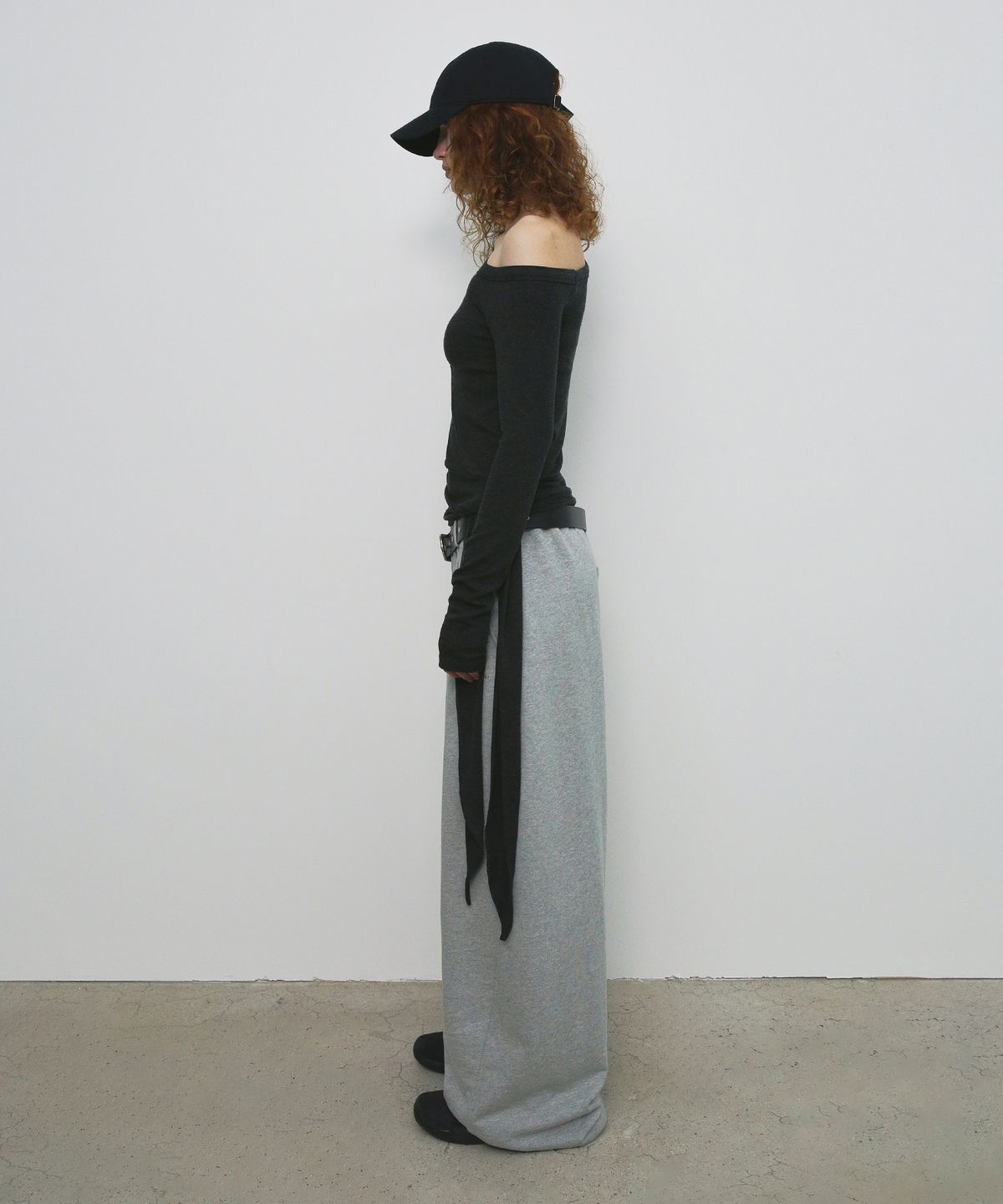샌드릭(SANDRIC) OVERFIT SWEAT PANTS_MELANGE GREY