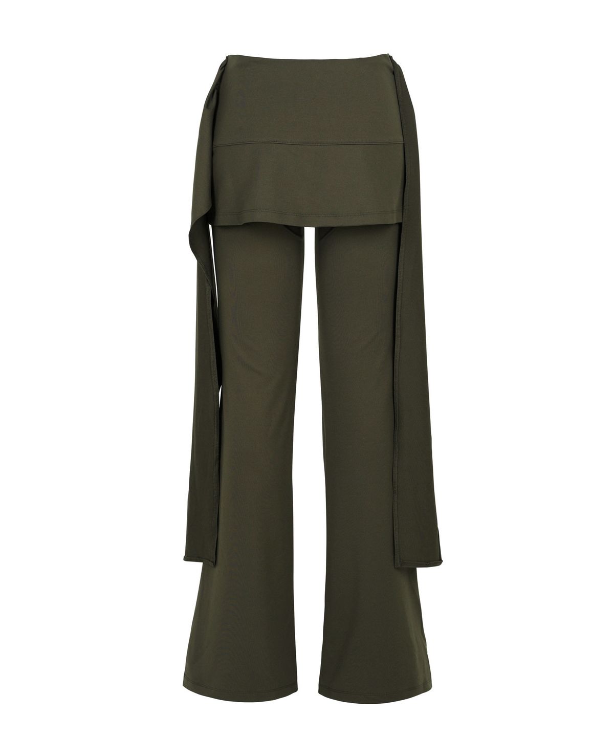 샌드릭(SANDRIC) STRAP SKIRT PANTS_KHAKI