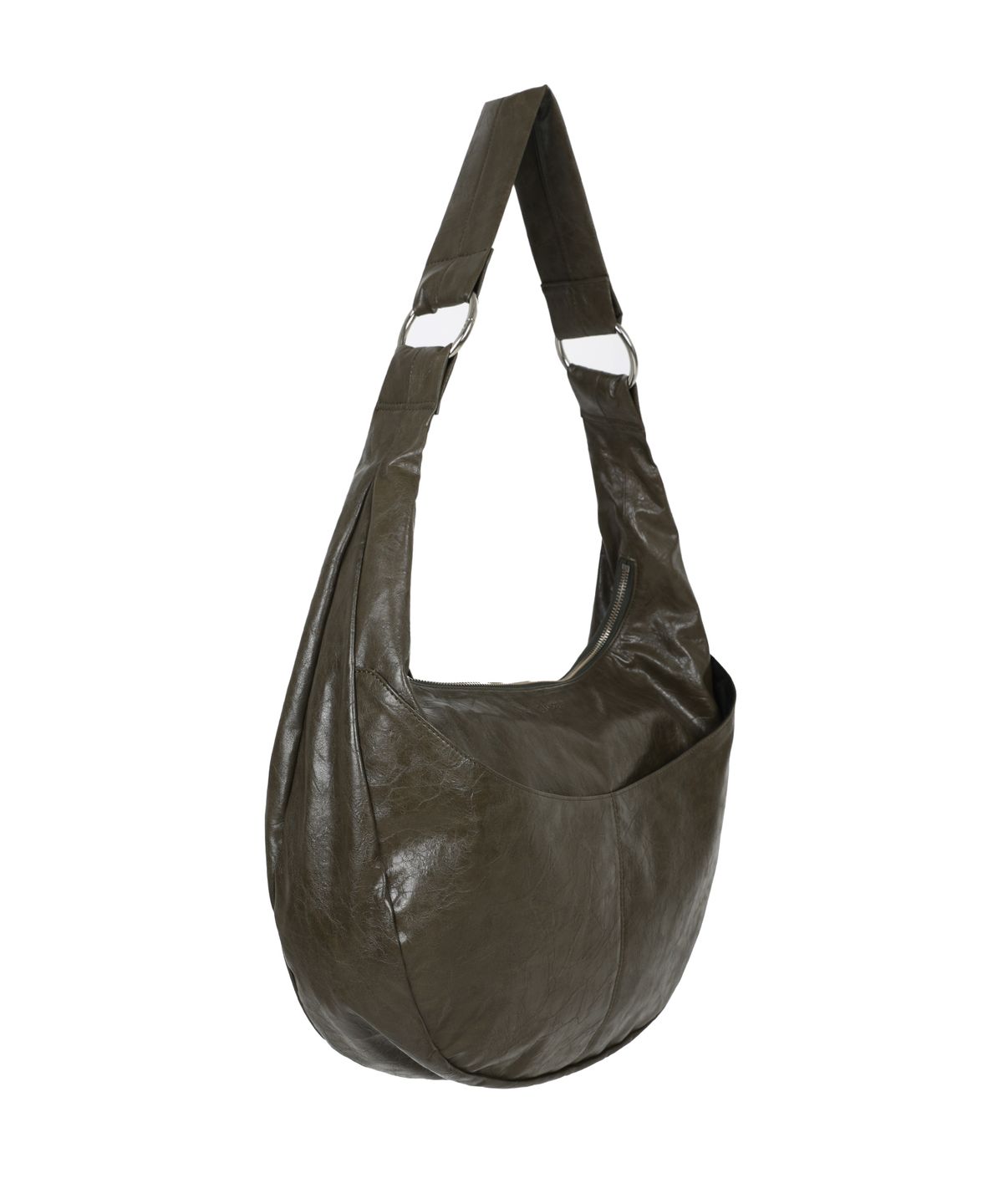 샌드릭(SANDRIC) TWO WAY LEATHER BAG_KHAKI