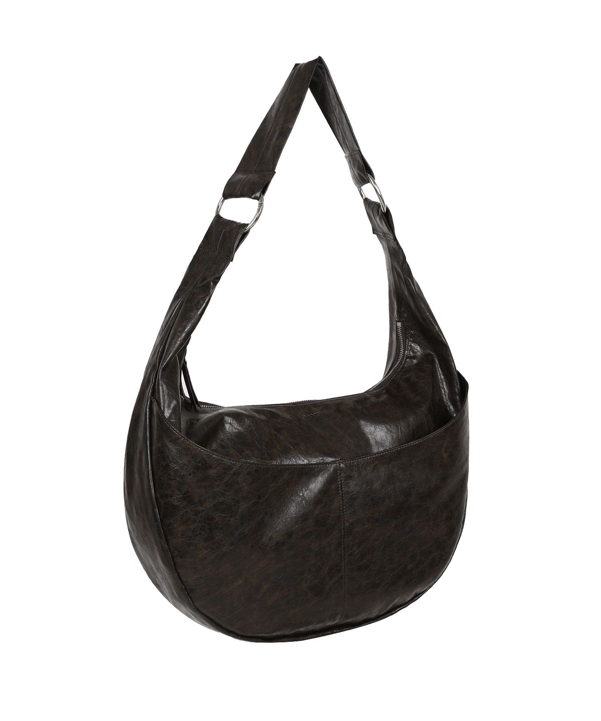 샌드릭(SANDRIC) TWO WAY LEATHER BAG_DARK BROWN