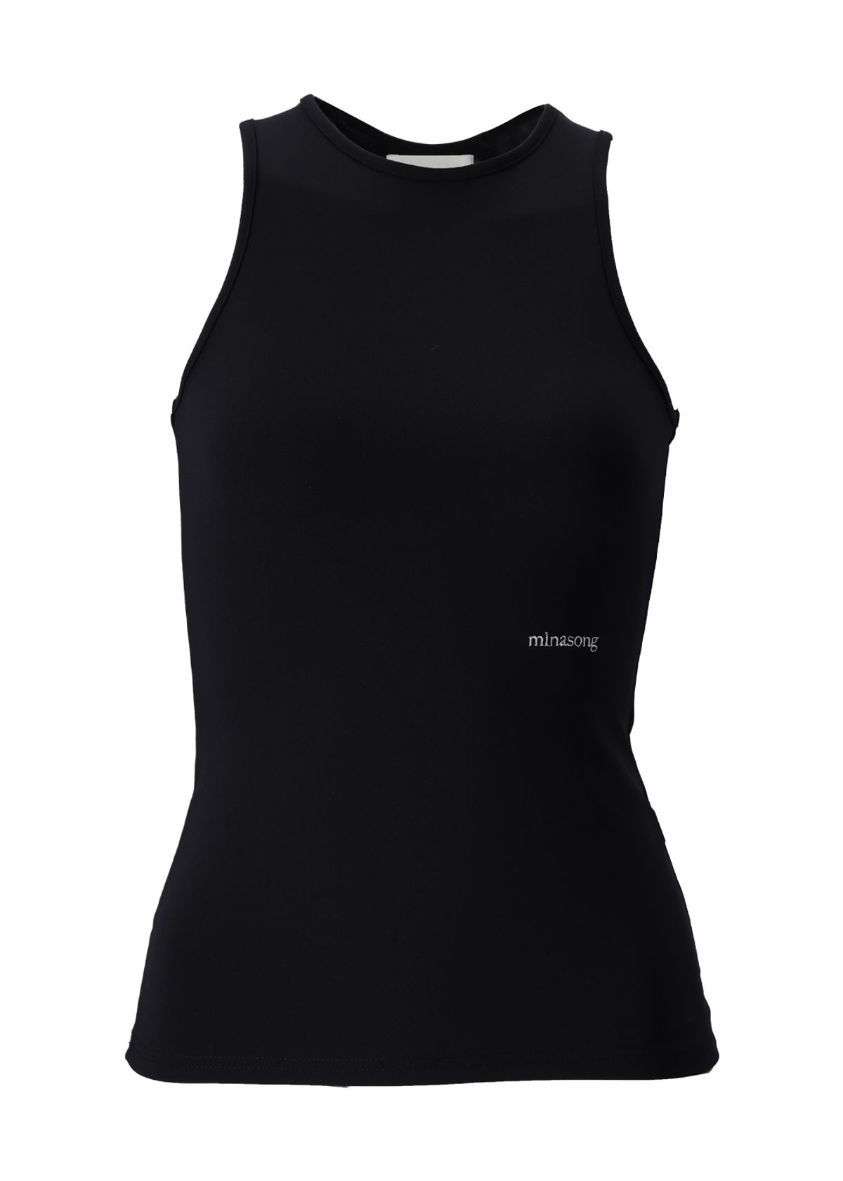 민아송(MINA SONG) CUT OUT SLEEVLESS - BLACK