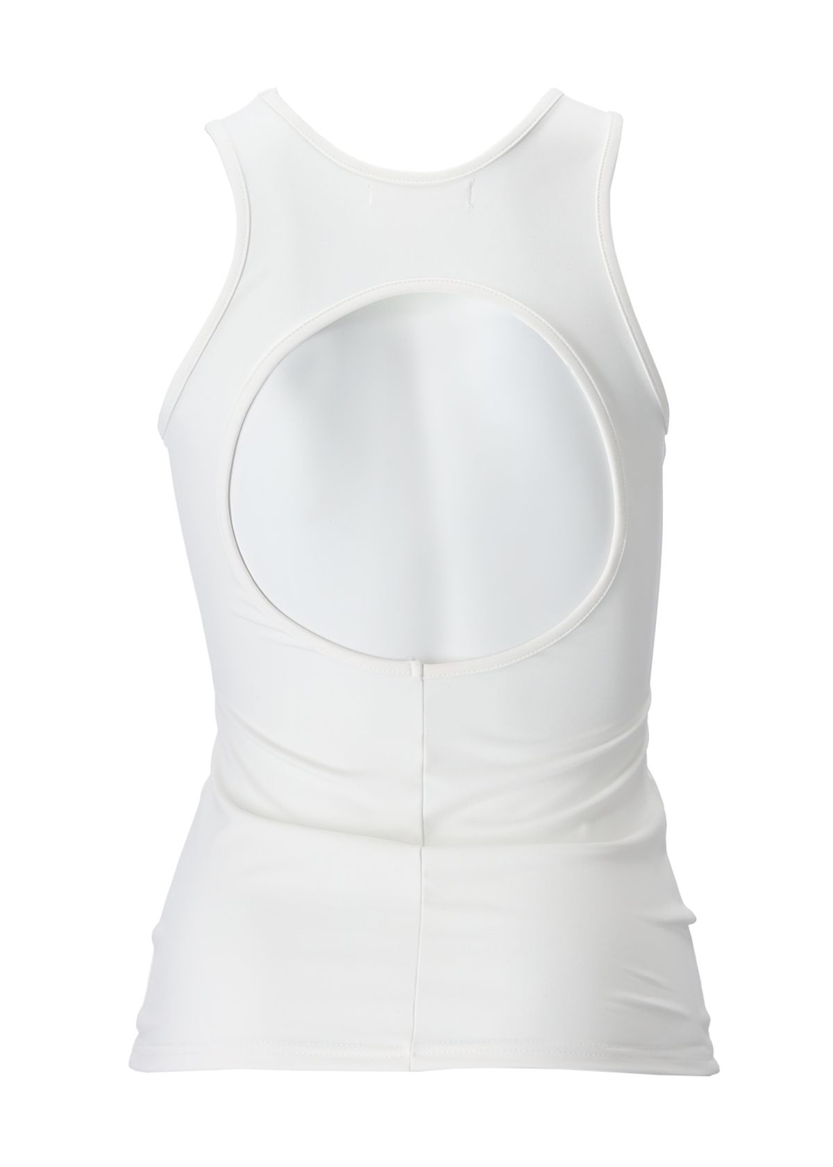 민아송(MINA SONG) CUT OUT SLEEVLESS - WHITE