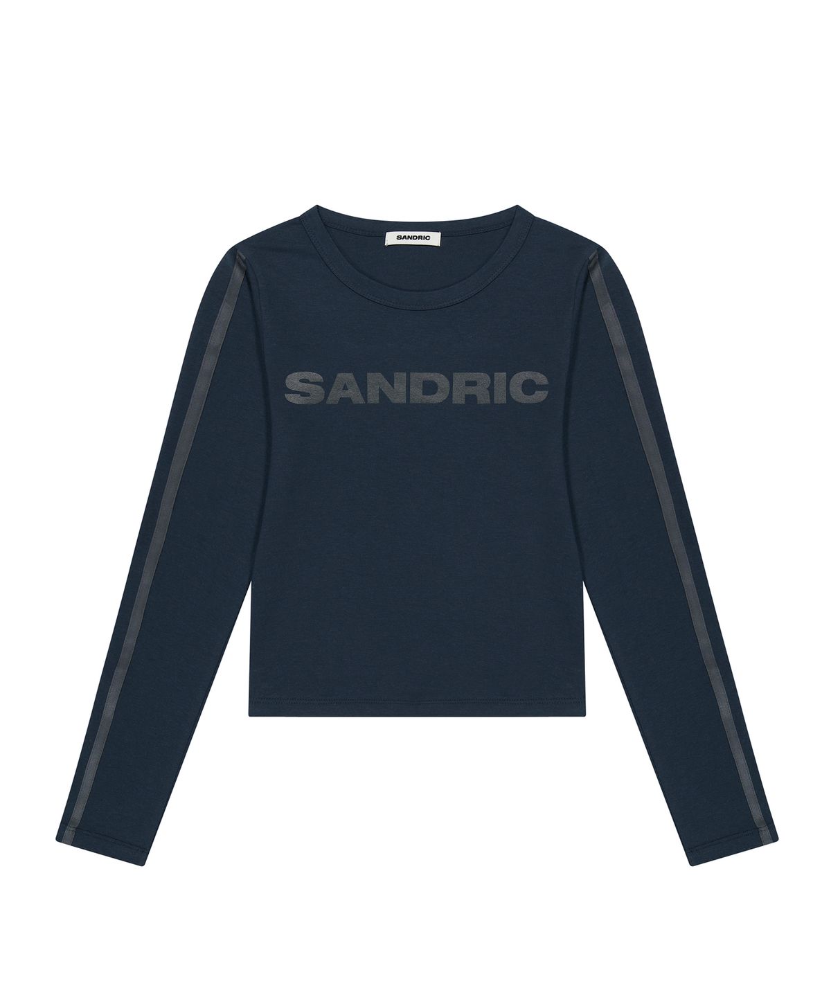 샌드릭(SANDRIC) LINE LOGO T-SHIRT_NAVY