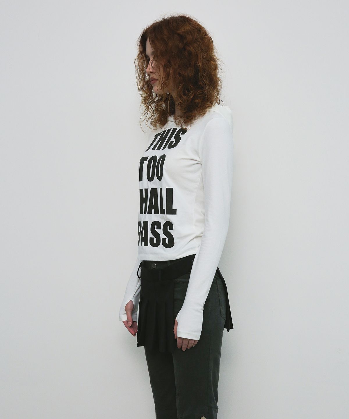 샌드릭(SANDRIC) LAYERED PLEATS WRAP SKIRT PANTS_BLACK