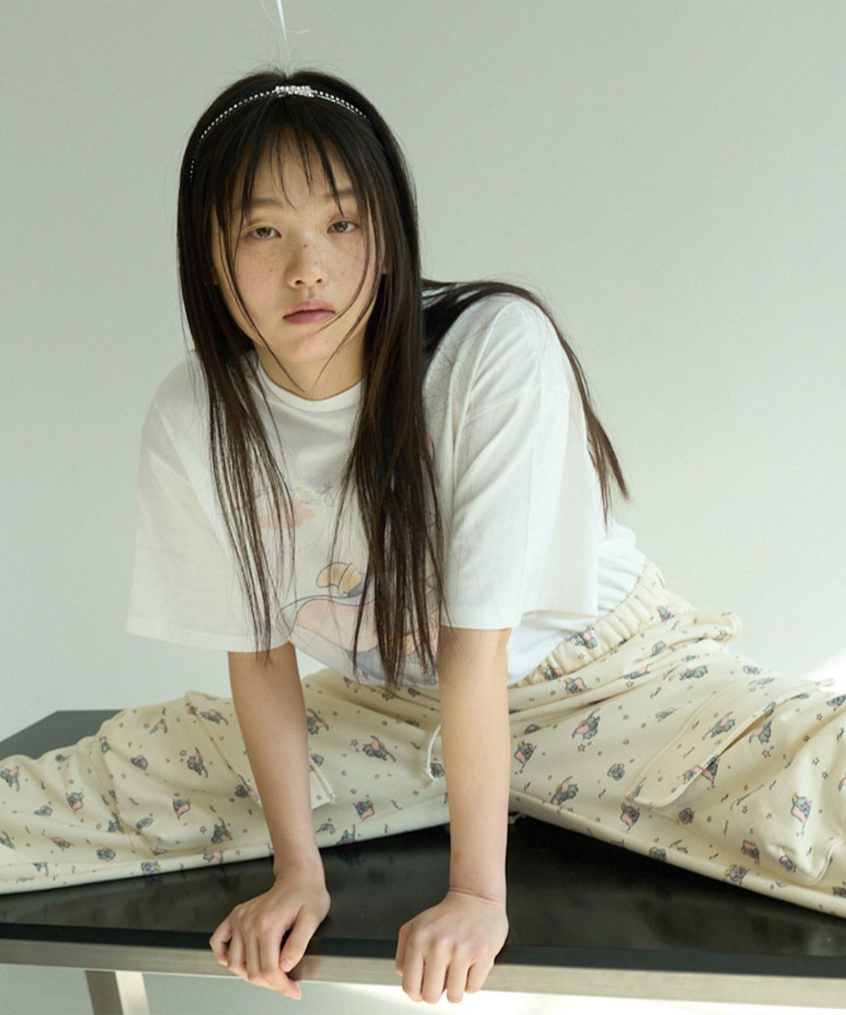 펀프롬펀(FUNFROMFUN) Dumbo_Pocket Sweat Pants (Butter)