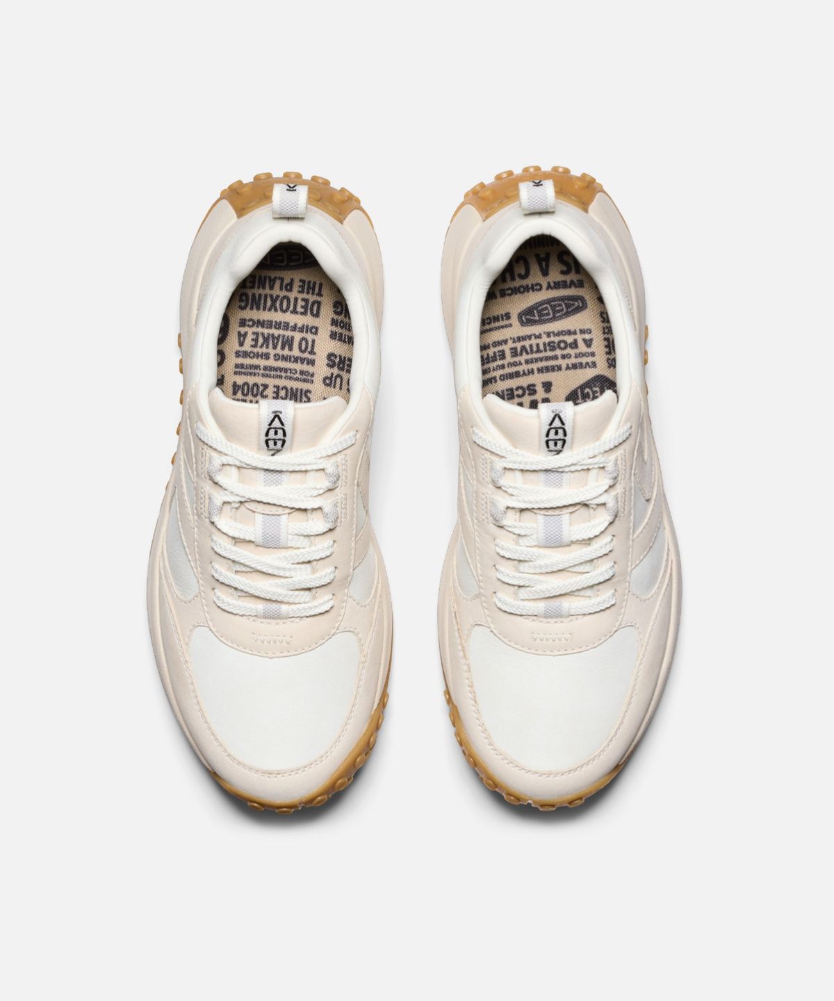 킨(KEEN) KS86 레더 여성 스니커즈 BIRCH/STAR WHITE