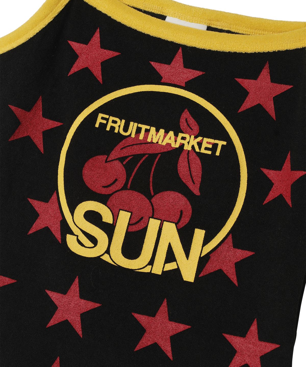 선데이후르츠마켓(SUNDAY FRUIT MARKET) W) STAR TERRY TOP BLACK