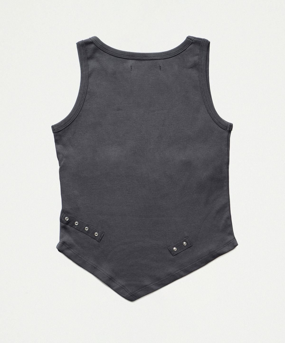 닐링(NILLRING) T22.00 Sleeveless Logo T-shirt _ Charcoal Logo