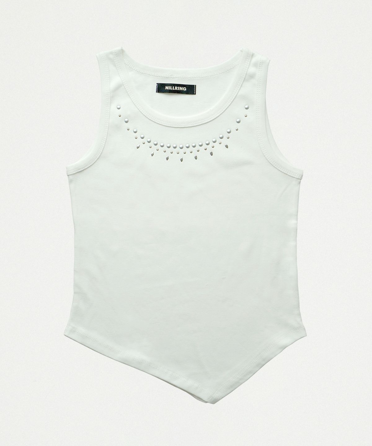 닐링(NILLRING) T22.00 Sleeveless Stud point T-shirt _ White Pattern1