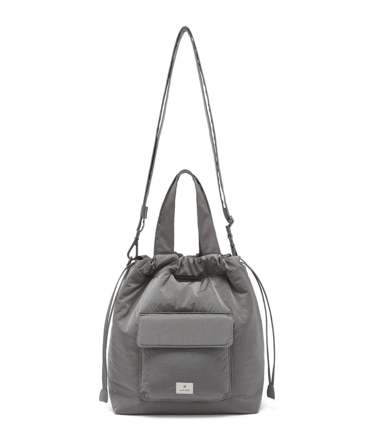스노우피크 어패럴(SNOWPEAK APPAREL) 브라이트 버킷백 (S25FWFBB76) Silver Gray