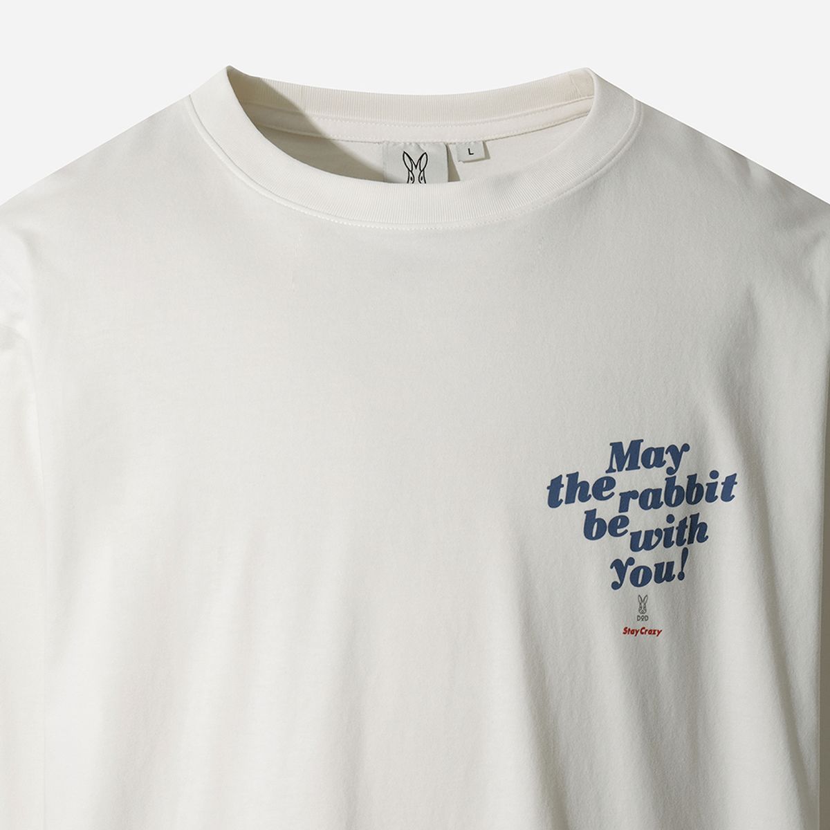 디오디(DOD) 레터링 제나두 긴팔 티셔츠(OFF WHITE 2)