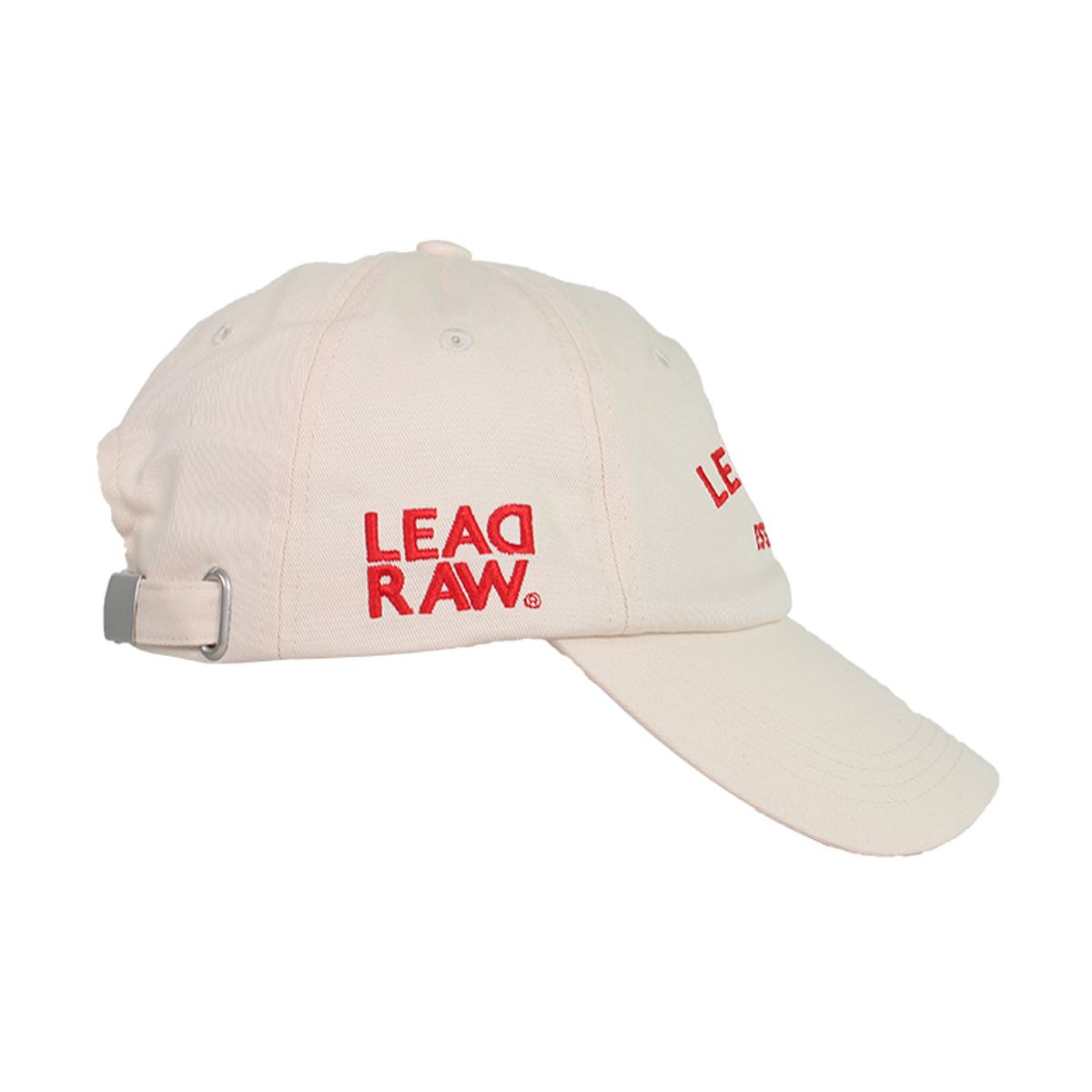 리드로(LEADRAW) Classical logo ball cap_Ivory