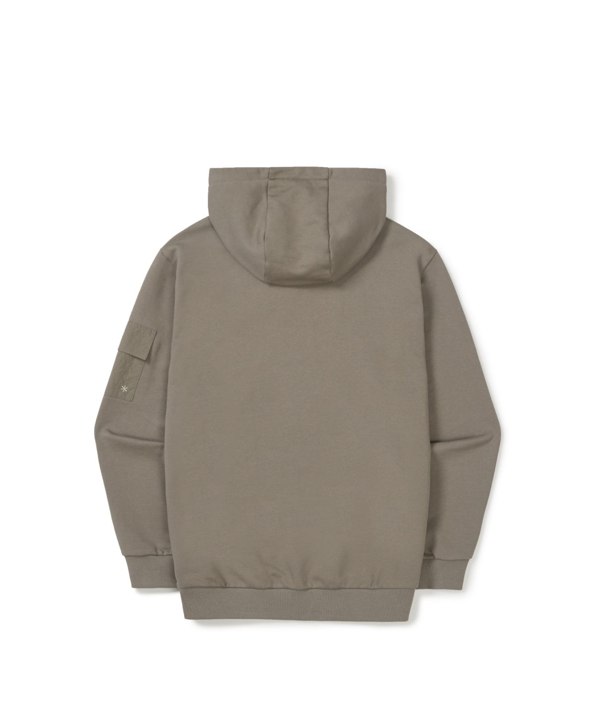 스노우피크 어패럴(SNOWPEAK APPAREL) 랜드 포켓 후드 티셔츠 (S25FMFHD60) Beige Gray