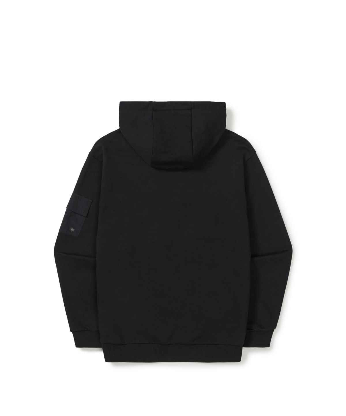 스노우피크 어패럴(SNOWPEAK APPAREL) 랜드 포켓 후드 티셔츠 (S25FMFHD60) Black